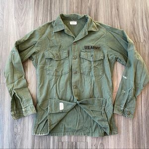 US Army Vietnam OG Green Long Sleeve Shirt